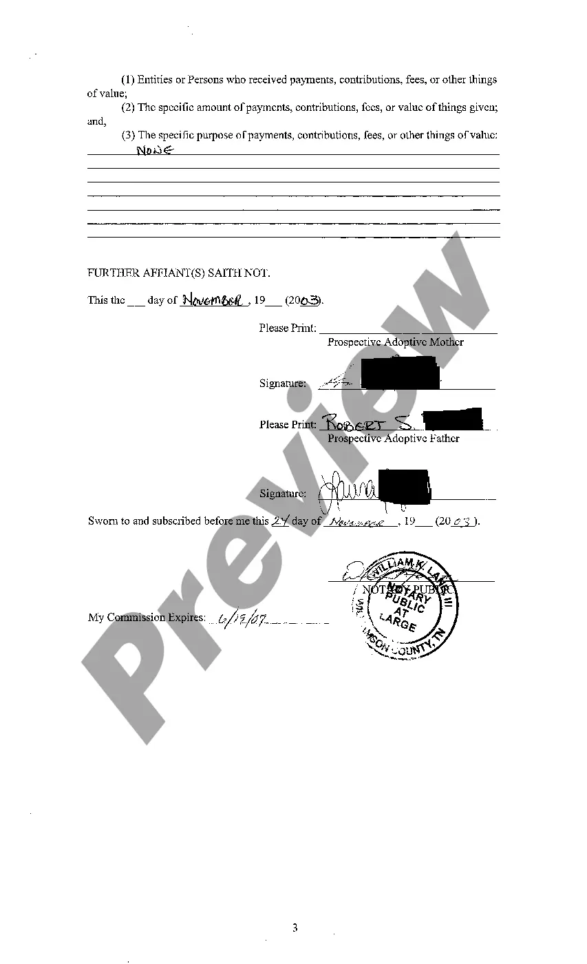 Preview A02 Payment Disclosure Form