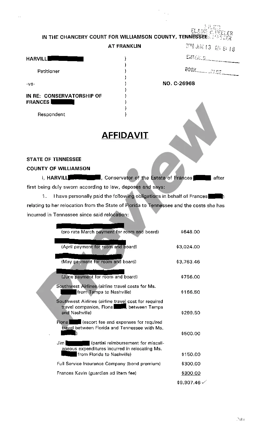 Preview A05 Letter of Conservatorship