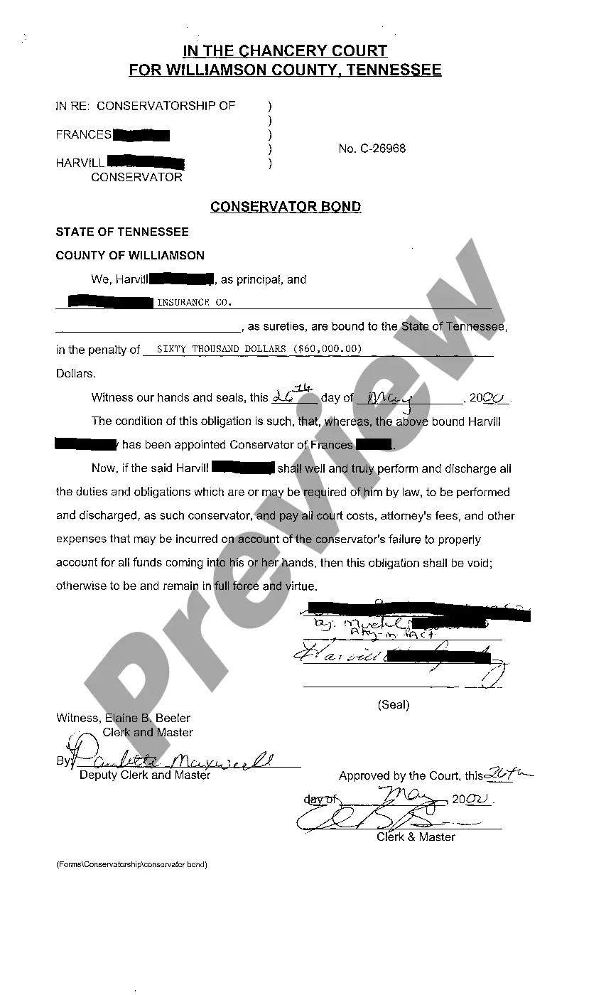 Preview A05 Letter of Conservatorship