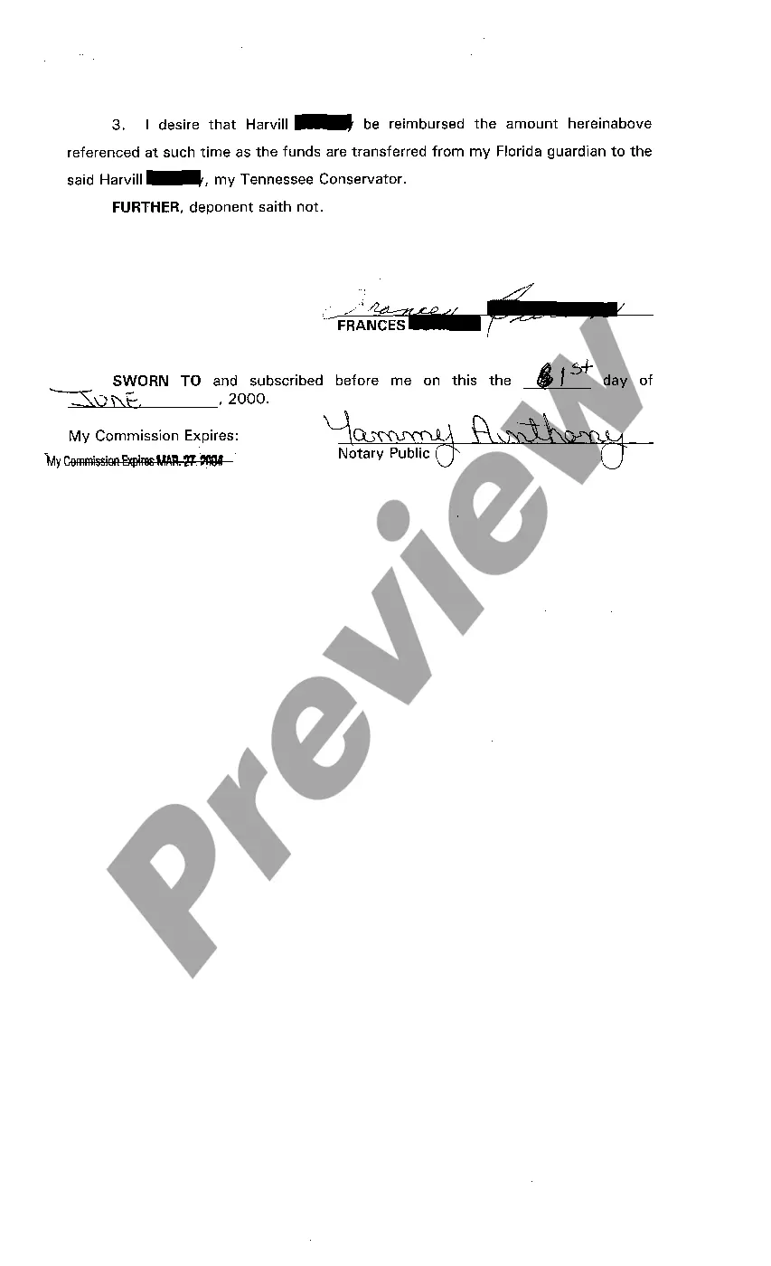 Preview A05 Letter of Conservatorship