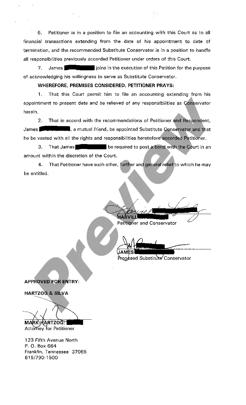 Get A07 Petition to Appoint Substitute Conservator Preview A07 Petition to Appoint Substitute Conservator