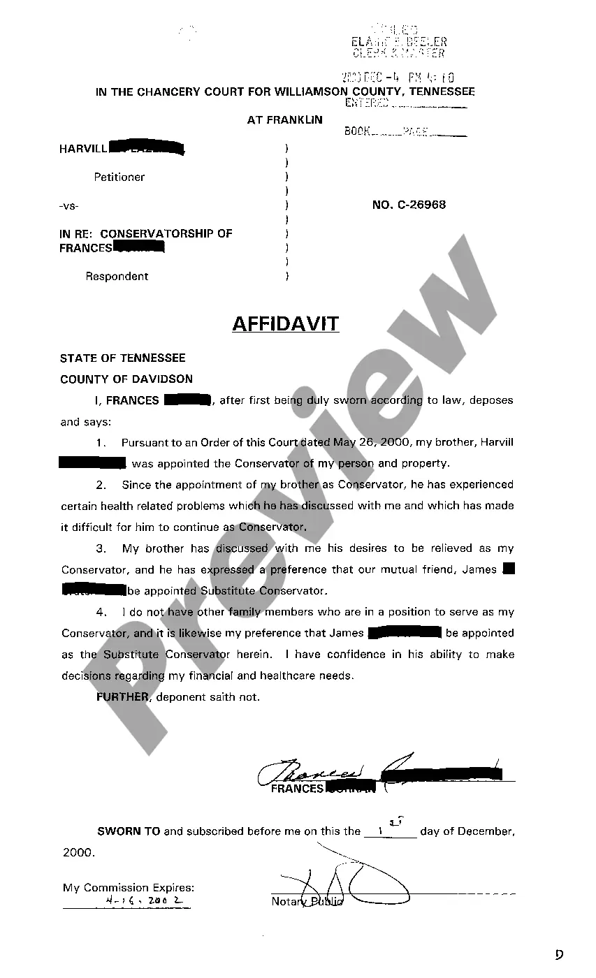 Get A07 Petition to Appoint Substitute Conservator Preview A07 Petition to Appoint Substitute Conservator