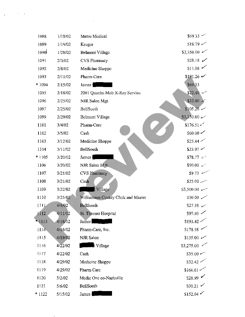 Preview A10 Conservator Affidavit with Accounting