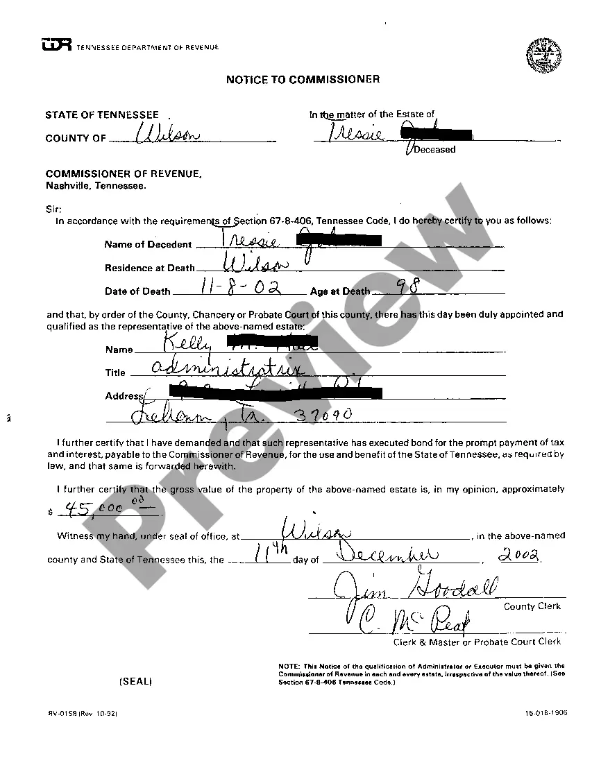 Get A04 Corrected Order For Intestate Administration Preview A04 Corrected Order For Intestate Administration