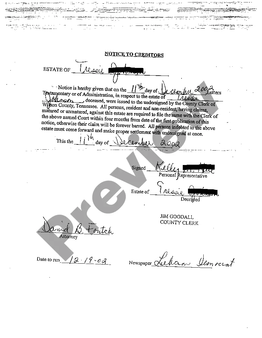 Get A04 Corrected Order For Intestate Administration Preview A04 Corrected Order For Intestate Administration