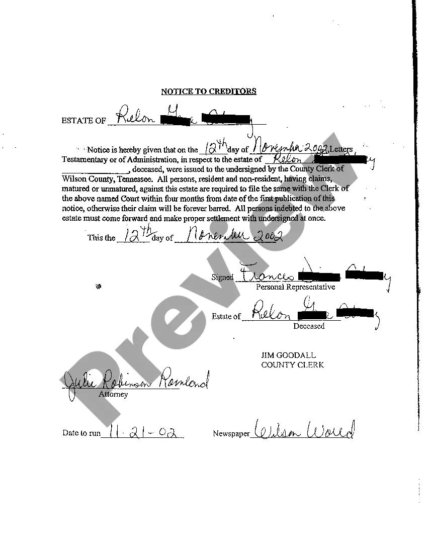 Get A01 Petition For Letters of Administration Preview A01 Petition For Letters of Administration