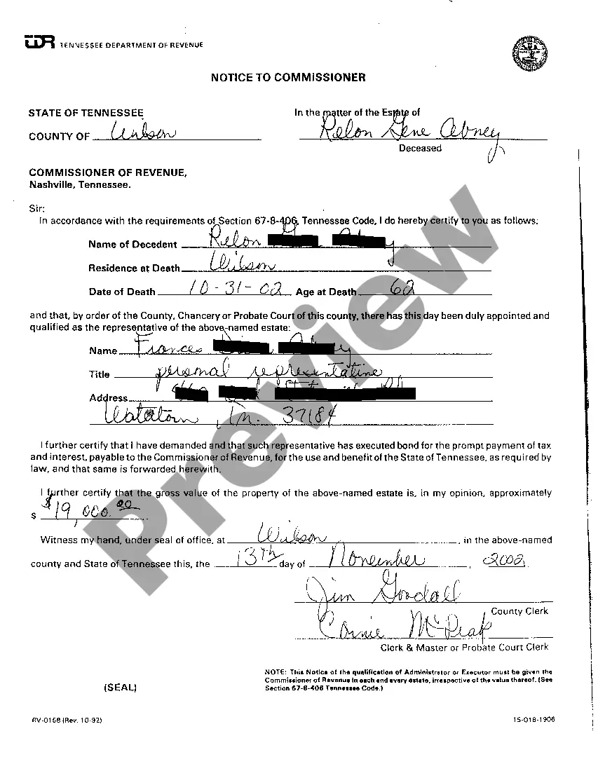 Get A01 Petition For Letters of Administration Preview A01 Petition For Letters of Administration