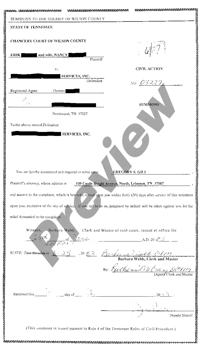 Get A07 Summons To The Sheriff Preview A07 Summons To The Sheriff