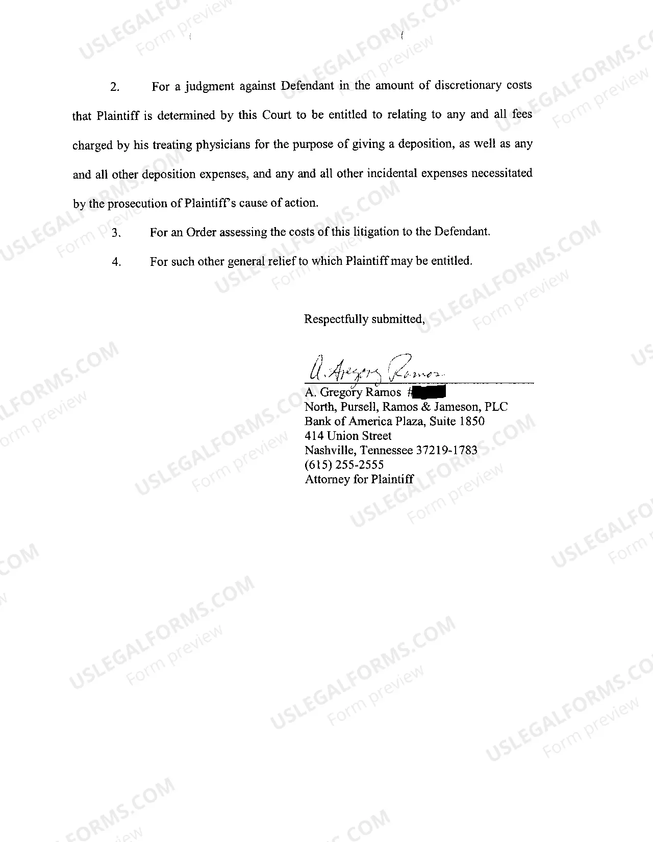 Preview A01 Complaint regarding Injury to Neck