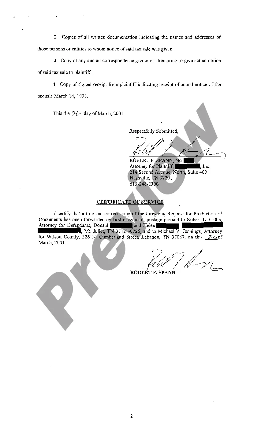 Preview A09 First Request For Production of Documents