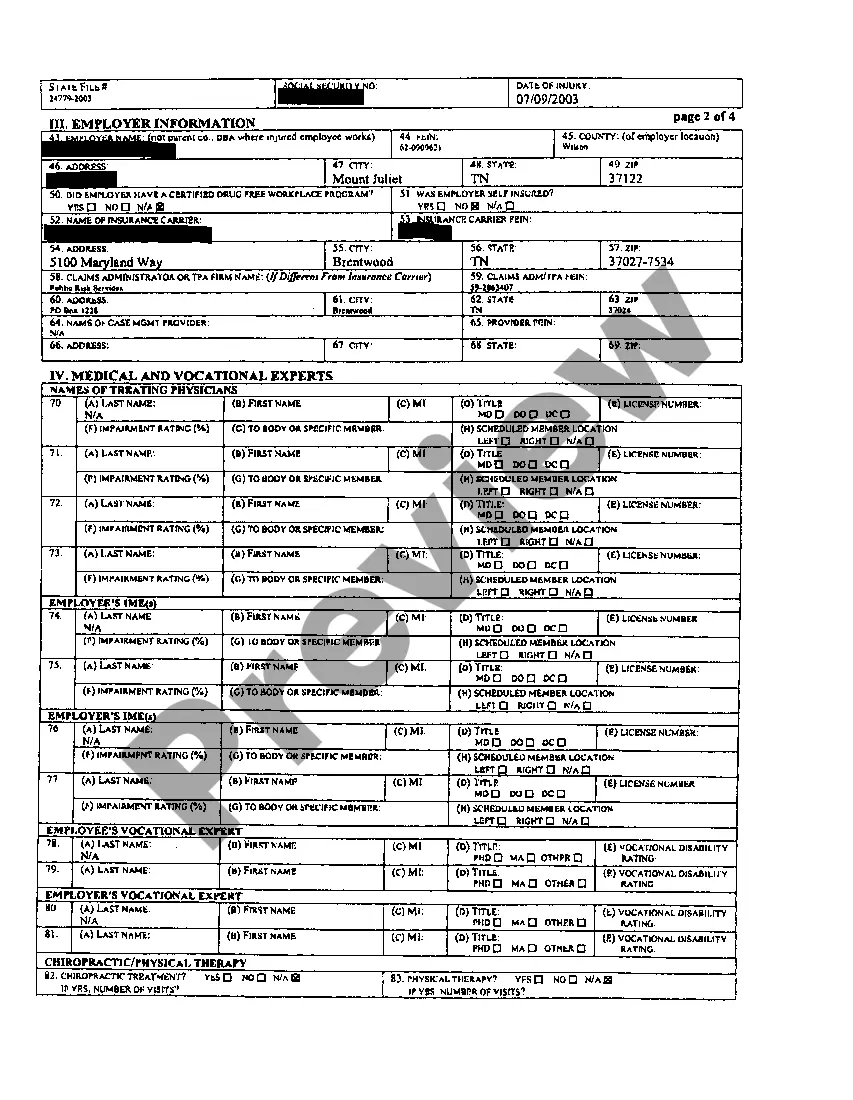 Get A03 Workers Compensation Statistical Data Form Preview A03 Workers Compensation Statistical Data Form