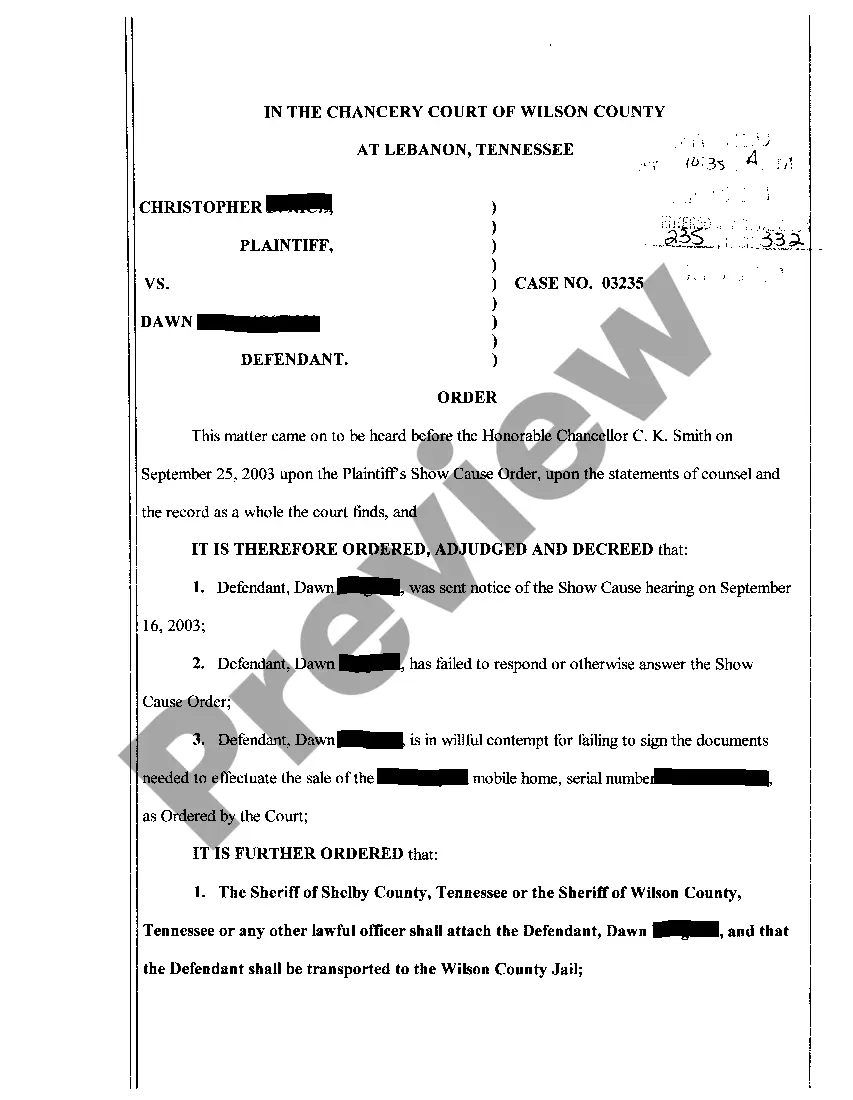 Get A04 Order For Attachment regarding contempt Preview A04 Order For Attachment regarding contempt