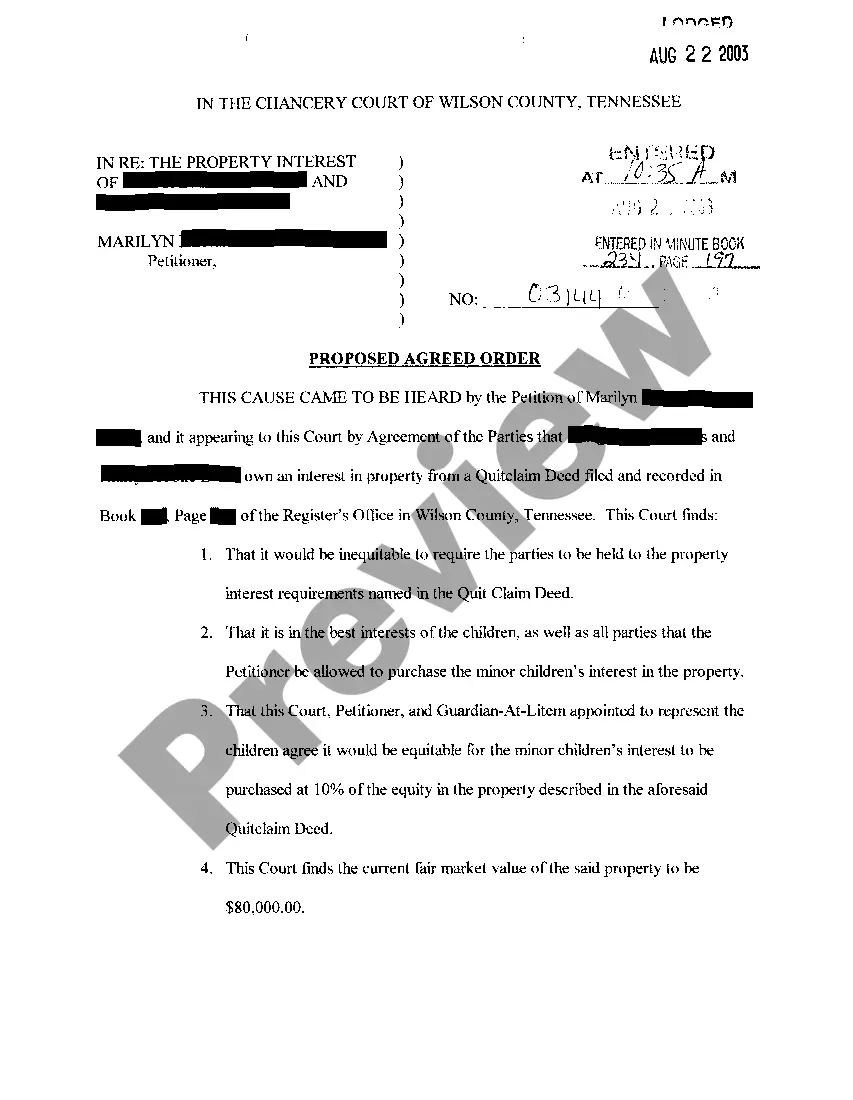 Preview A02 Summons and Proposed Order