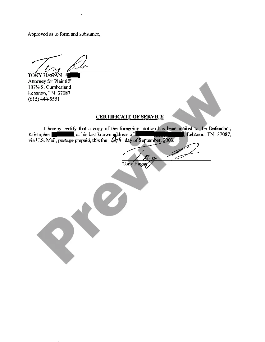 Preview A02 Order for Default Judgment and Termination of Parental Rights