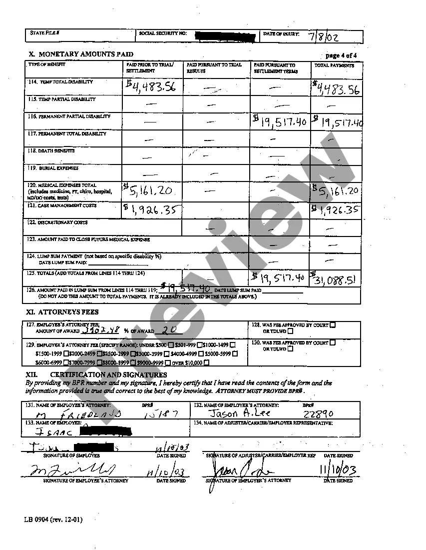 Preview A05 Workers Compensation Statistical Data Form
