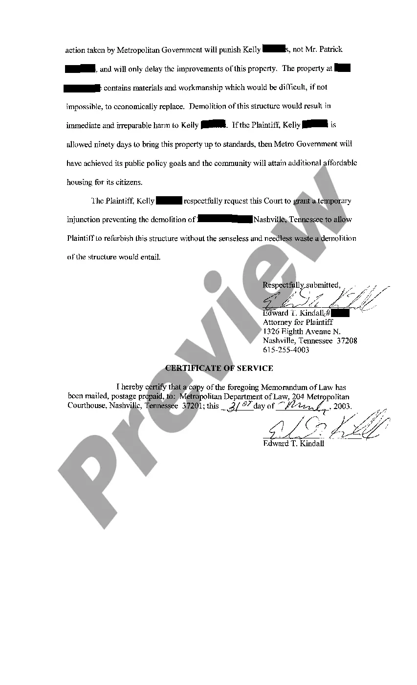 Preview A02 Memorandum In Support of Plaintiff's Petition