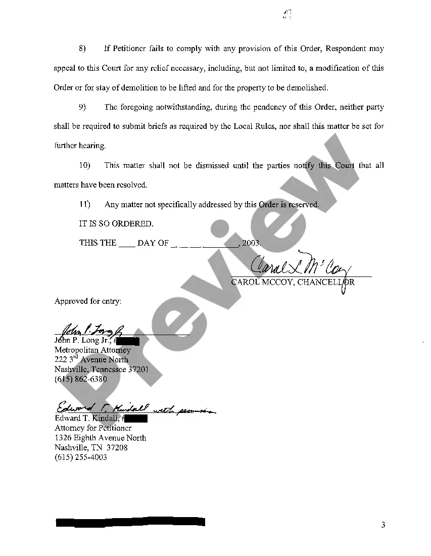 Preview A04 Agreed Order to Restore Property