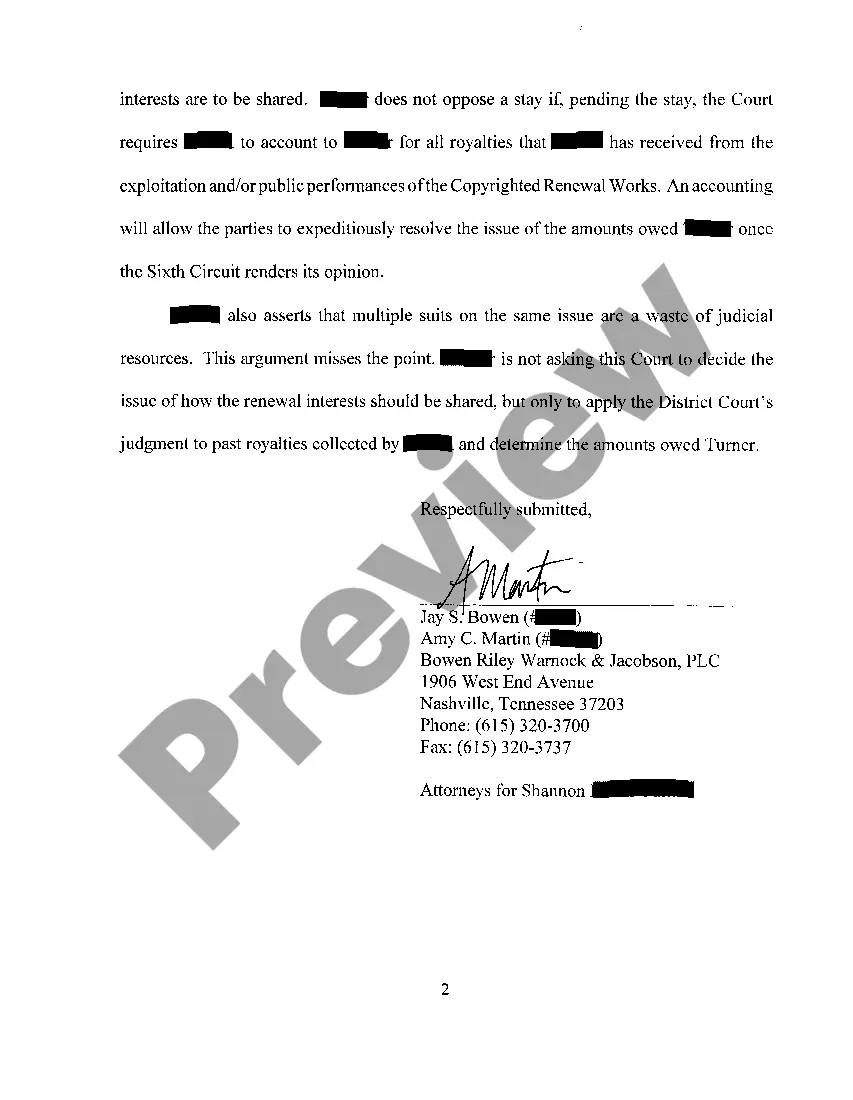 Preview A03 Response For Motion For Stay of Proceedings