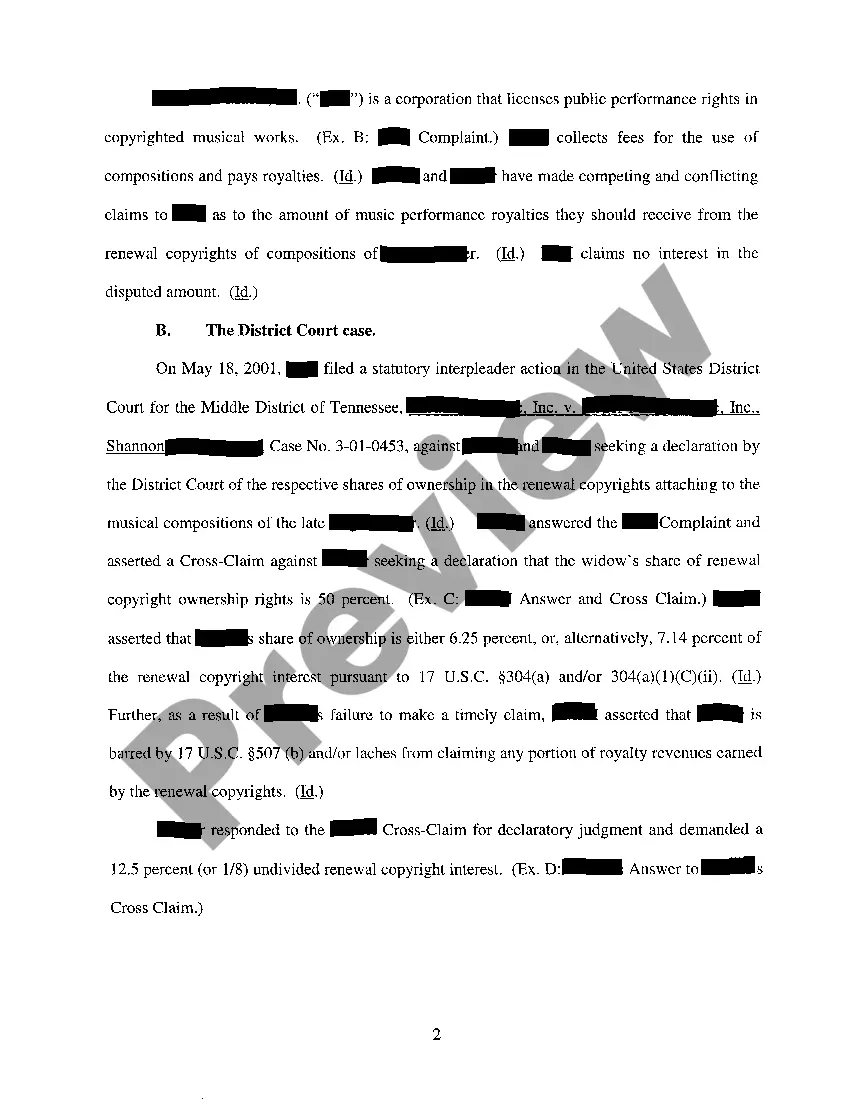 Preview A04 Memorandum In Support of Motion For Stay of Proceedings