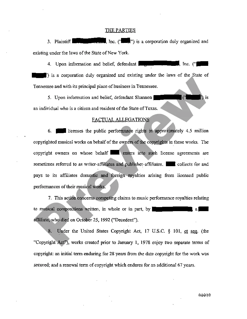 Get A05 Complaint For Interpleader And Declaratory Relief Preview A05 Complaint For Interpleader And Declaratory Relief