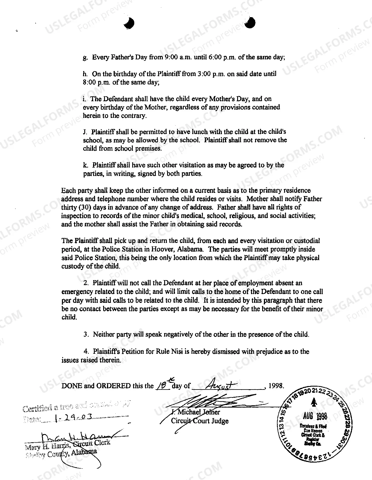 Preview A01 Petition To Register Foreign Custody Order