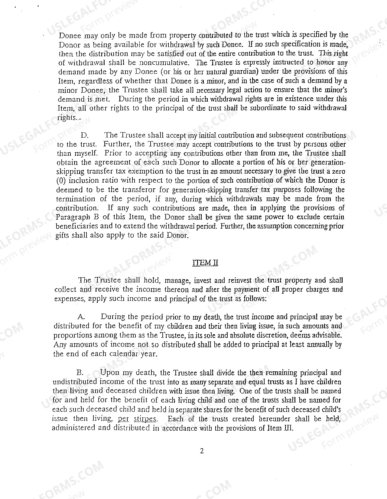 Preview A02 Trust Agreement