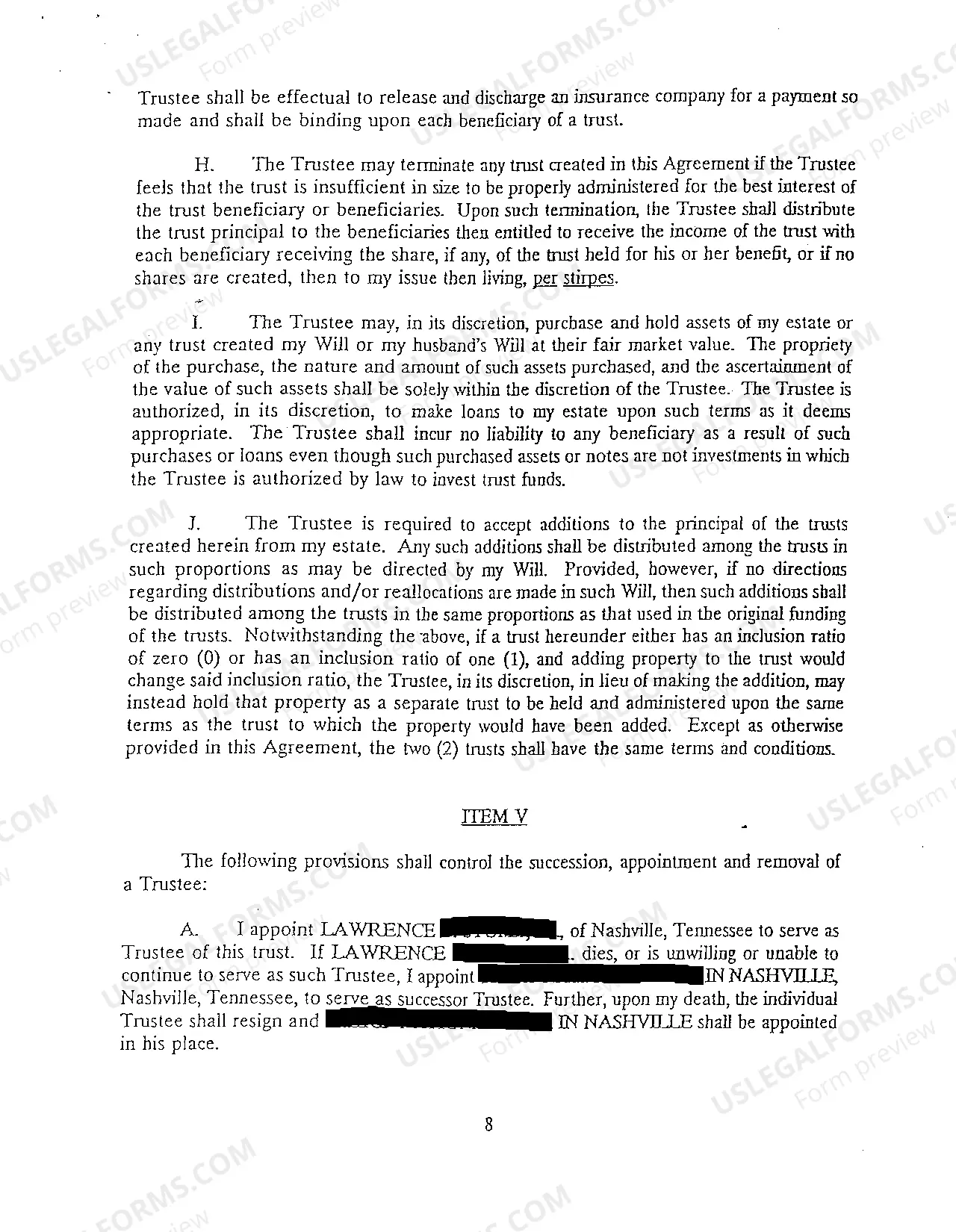 Preview A02 Trust Agreement