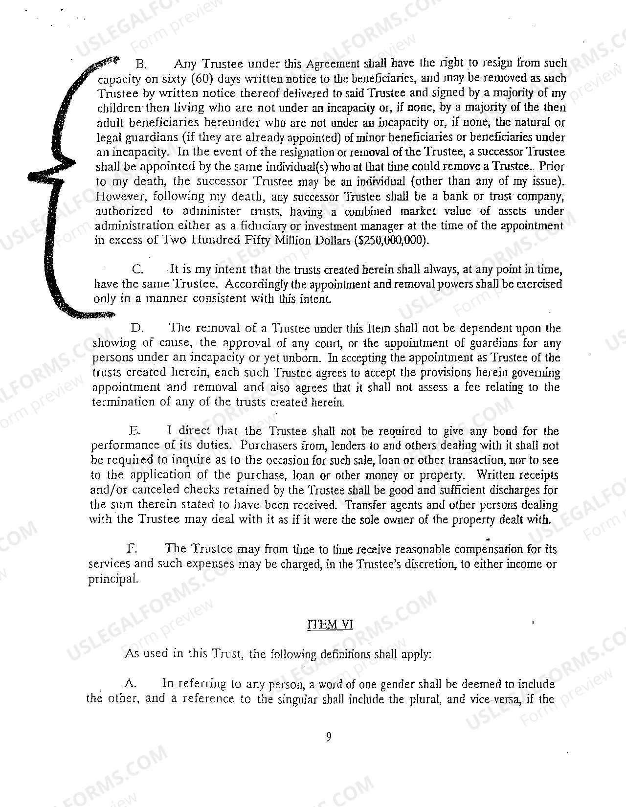 Preview A02 Trust Agreement