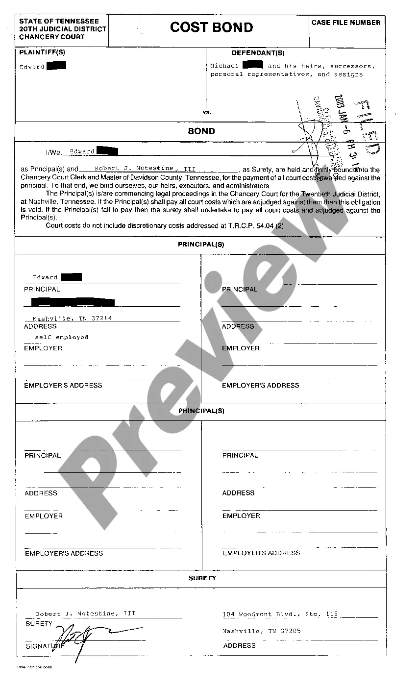 Preview A01 Complaint by Owner to Assume Possession of Property
