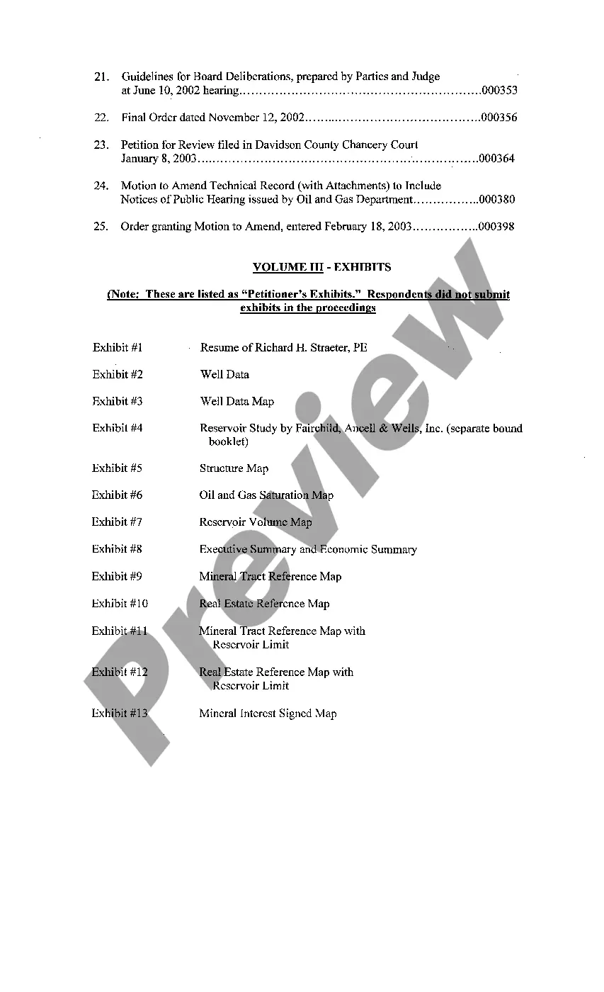 Preview A03 Certification of Administrative Record