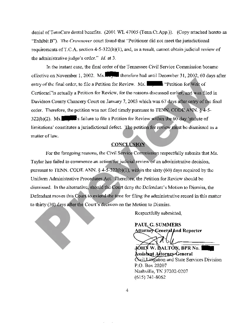 Get A04 Memorandum of Law In Support of Motion to Dismiss Preview A04 Memorandum of Law In Support of Motion to Dismiss