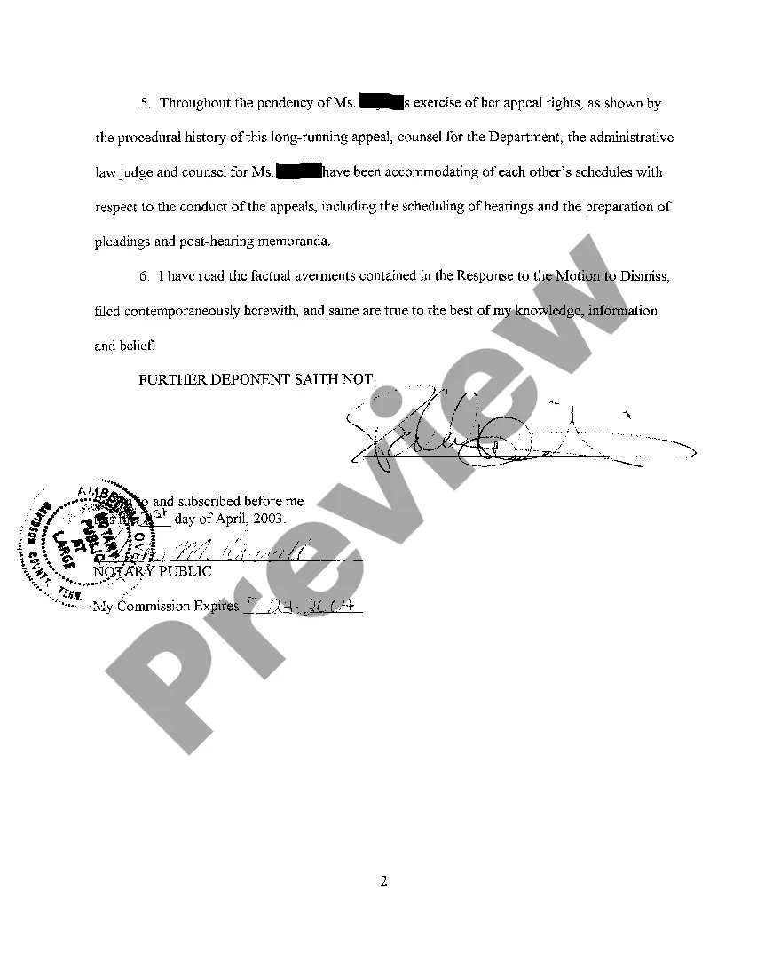 Preview A07 Affidavit of Plaintiff's Attorney regarding delay of case