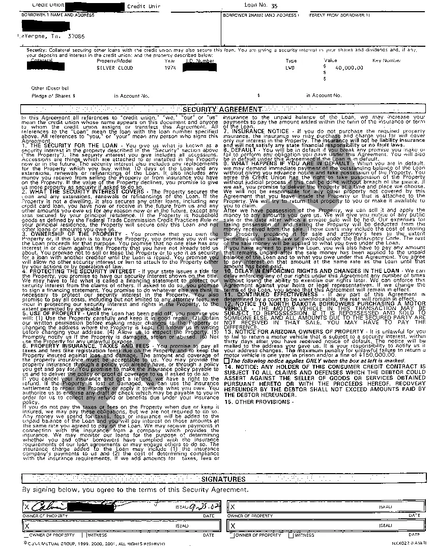 Get A03 Loan And Security Agreement Preview A03 Loan And Security Agreement