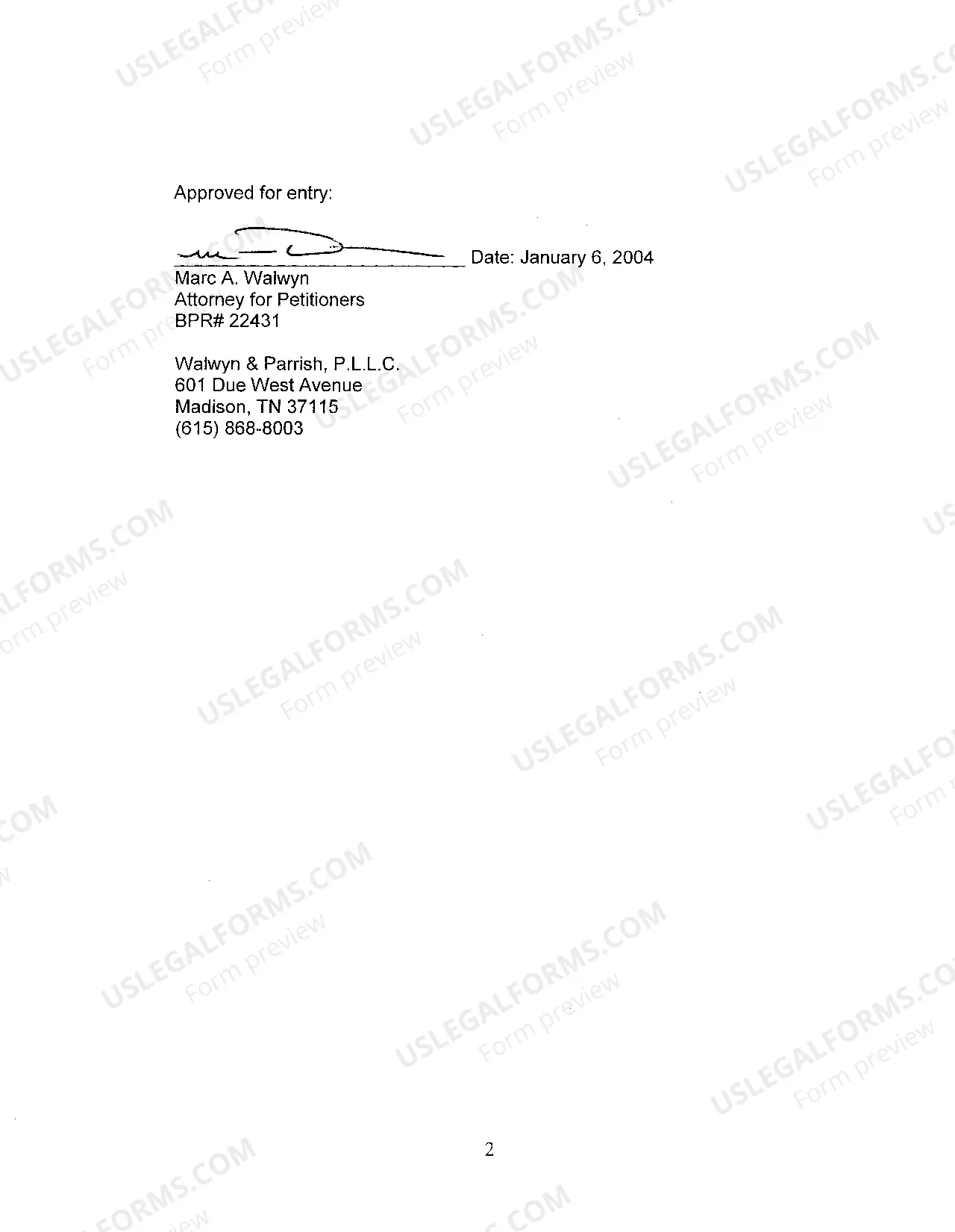 Preview A03 Order Granting Death Certificate Change