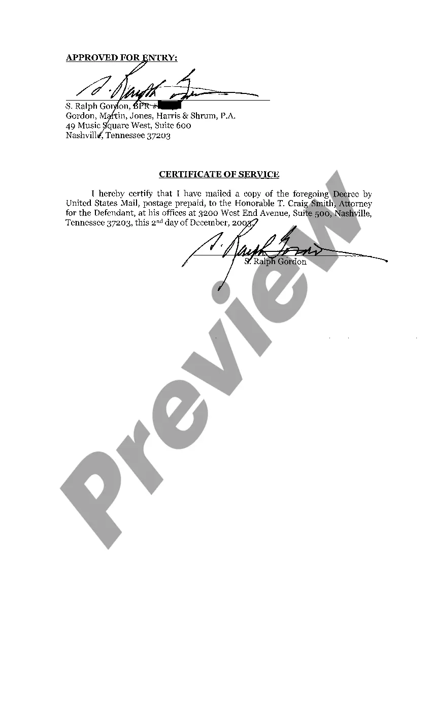 Preview A08 Decree granting Plaintiff's Summary Judgment