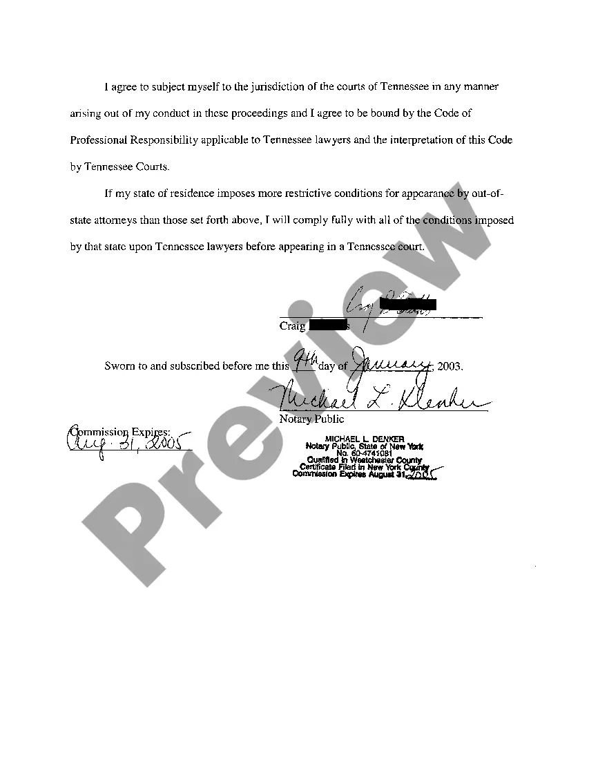 Get A03 Affidavit In Support of pro hac vice attorney Preview A03 Affidavit In Support of pro hac vice attorney