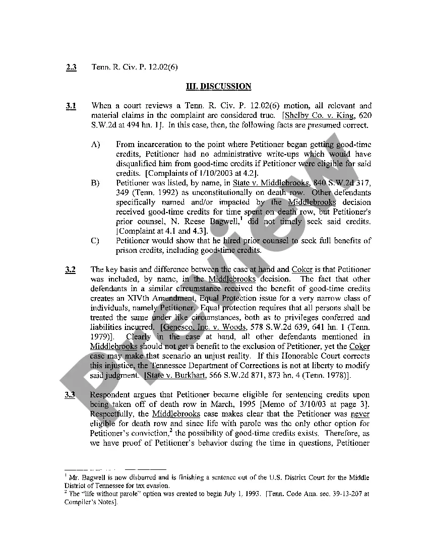 Preview A05 Response To Motion To Dismiss