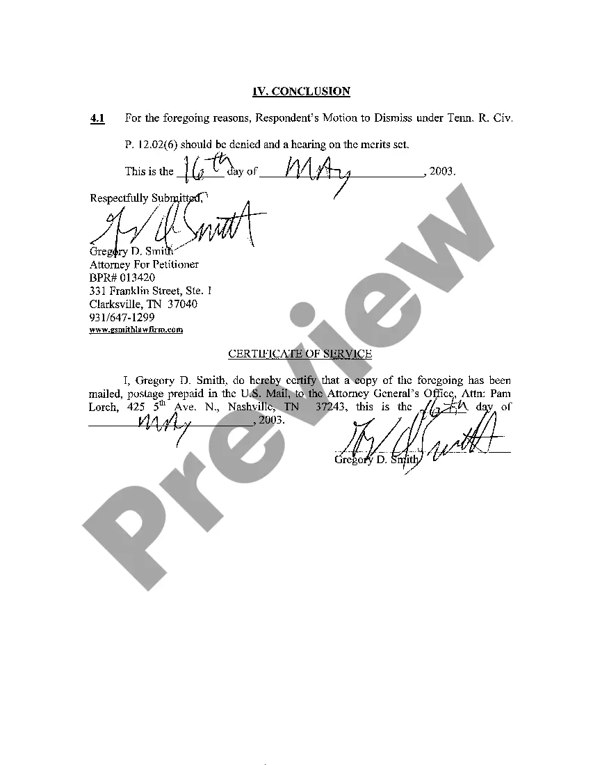 Preview A05 Response To Motion To Dismiss