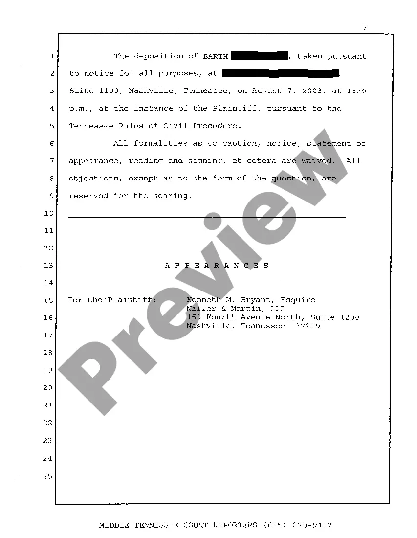 Get A06 Deposition excerpt regarding no continuance Preview A06 Deposition excerpt regarding no continuance