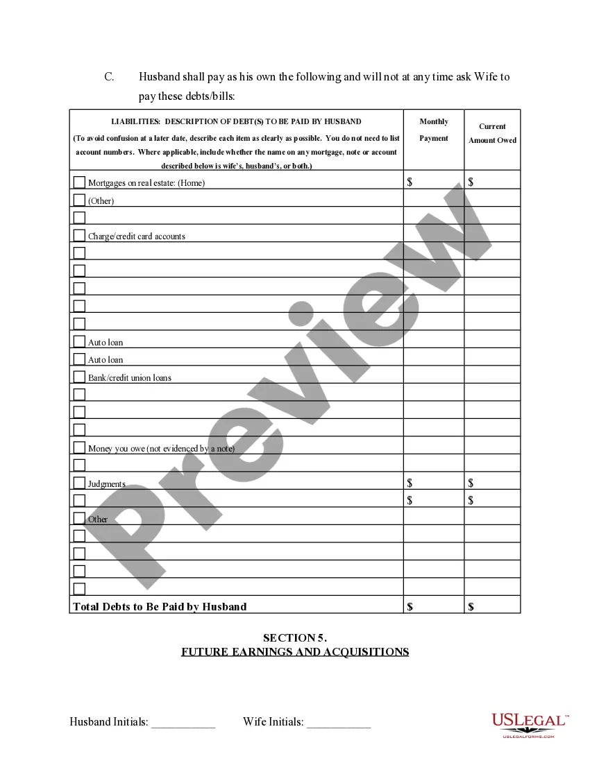 Preview Marital Domestic Separation and Property Settlement Agreement Adult Children Parties May have Joint Property or Debts effective Immediately