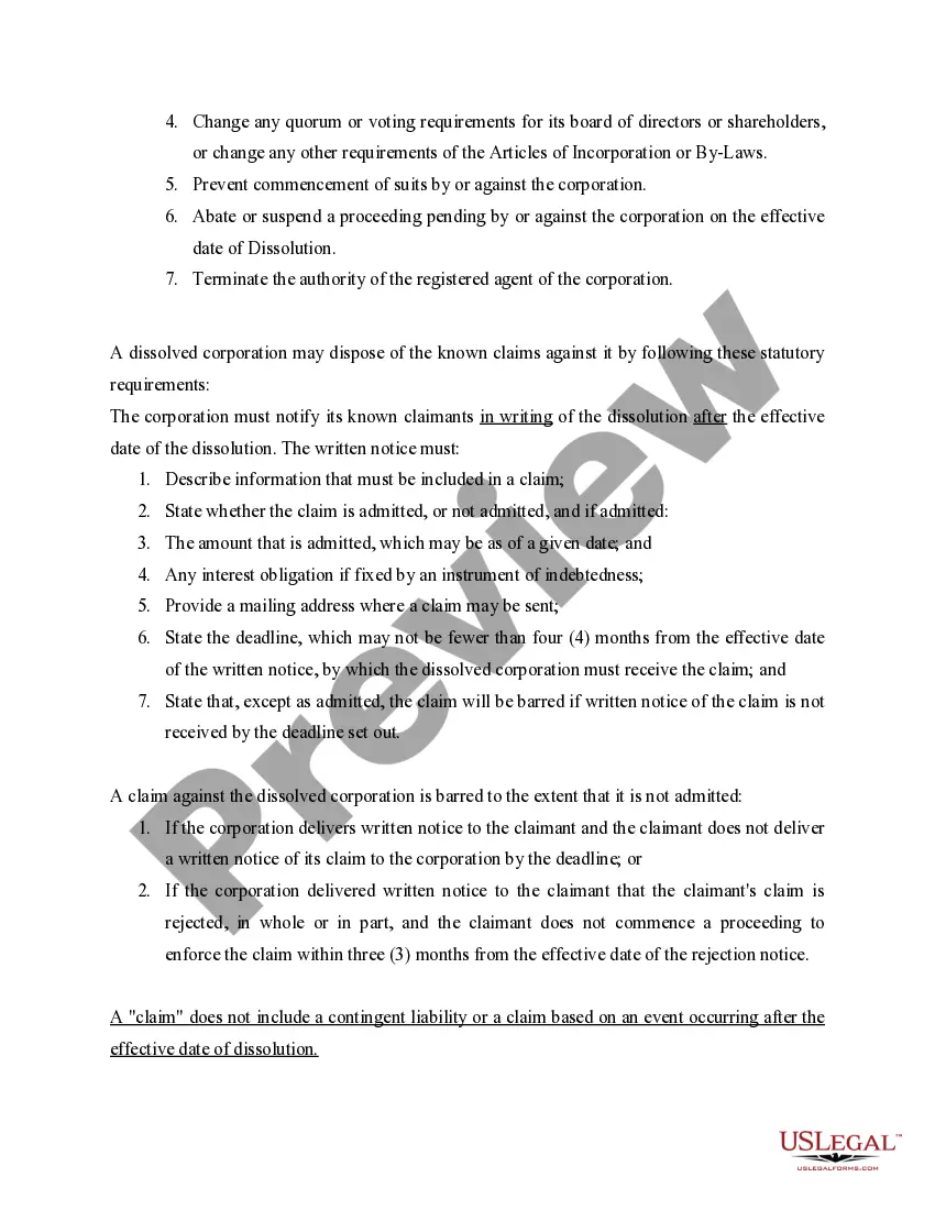 Get Tennessee Dissolution Package to Dissolve Corporation Preview Tennessee Dissolution Package to Dissolve Corporation