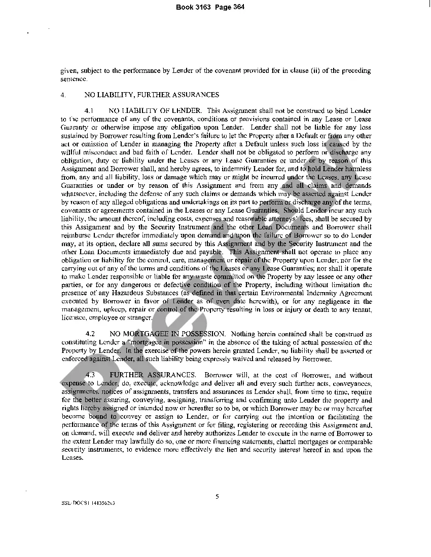 Preview Assignments of Rent And Leases