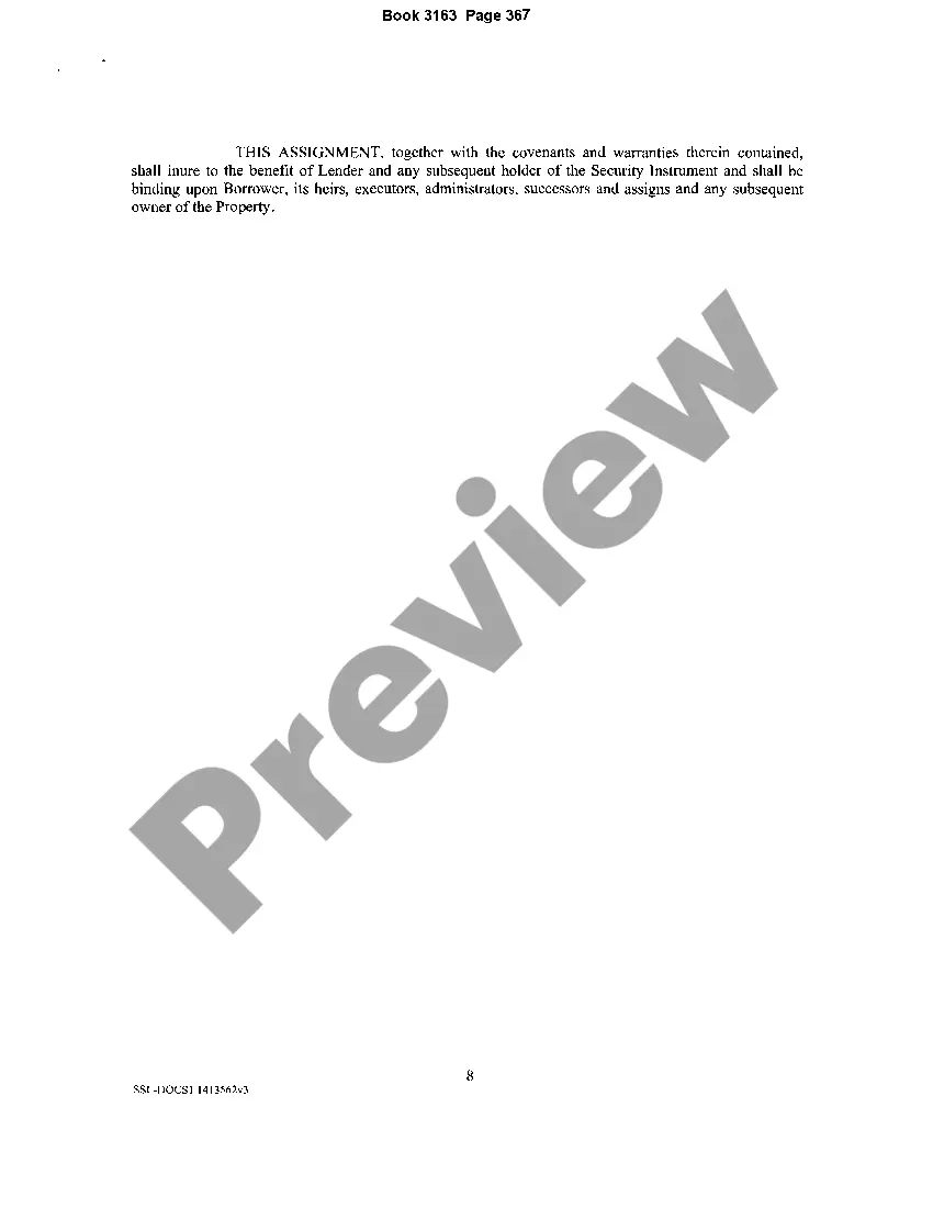 Preview Assignments of Rent And Leases