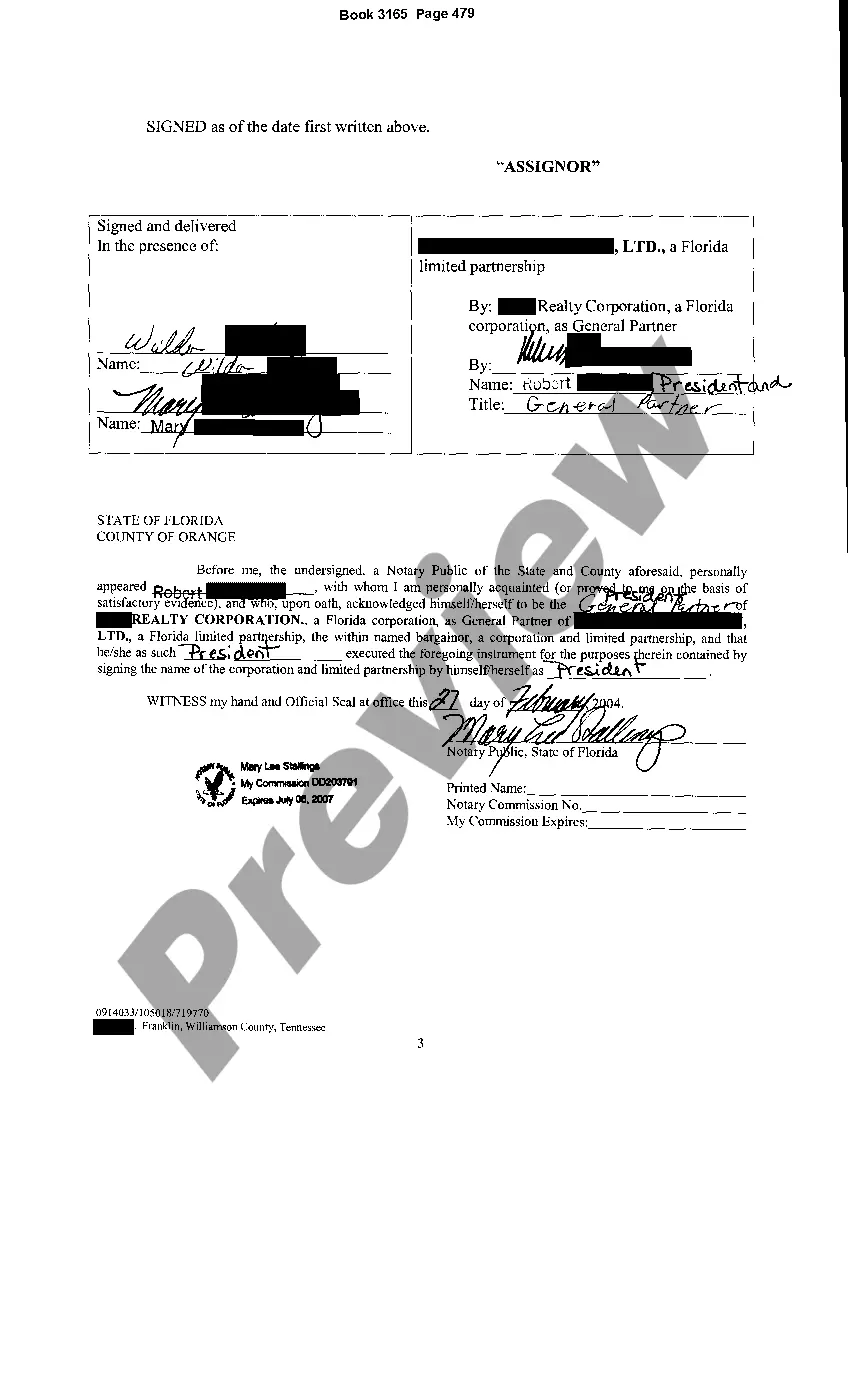 Get Assignments And Assumption of Lease Preview Assignments And Assumption of Lease