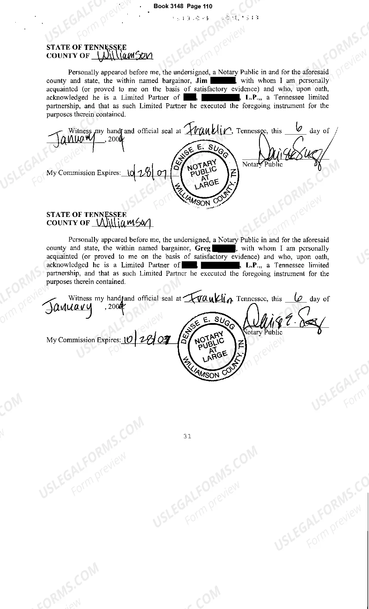 Preview Certificate of Domestic Limited Partnership