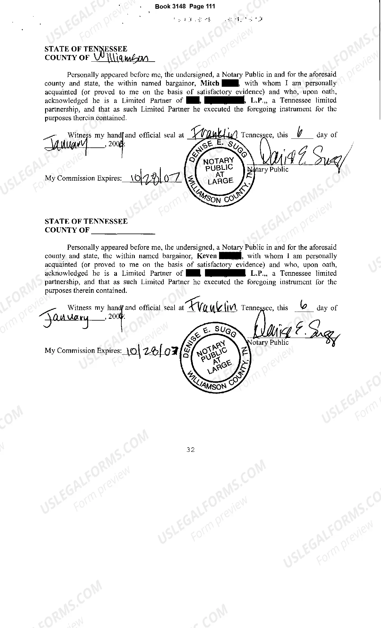 Preview Certificate of Domestic Limited Partnership