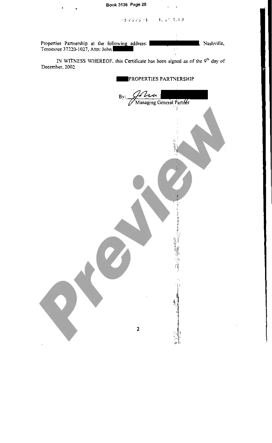 Preview Certificate of Merger of PLC Properties LLC