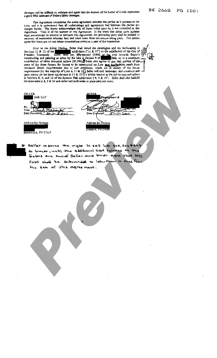 Preview Memorandum of Contract For The Sale of Real Property