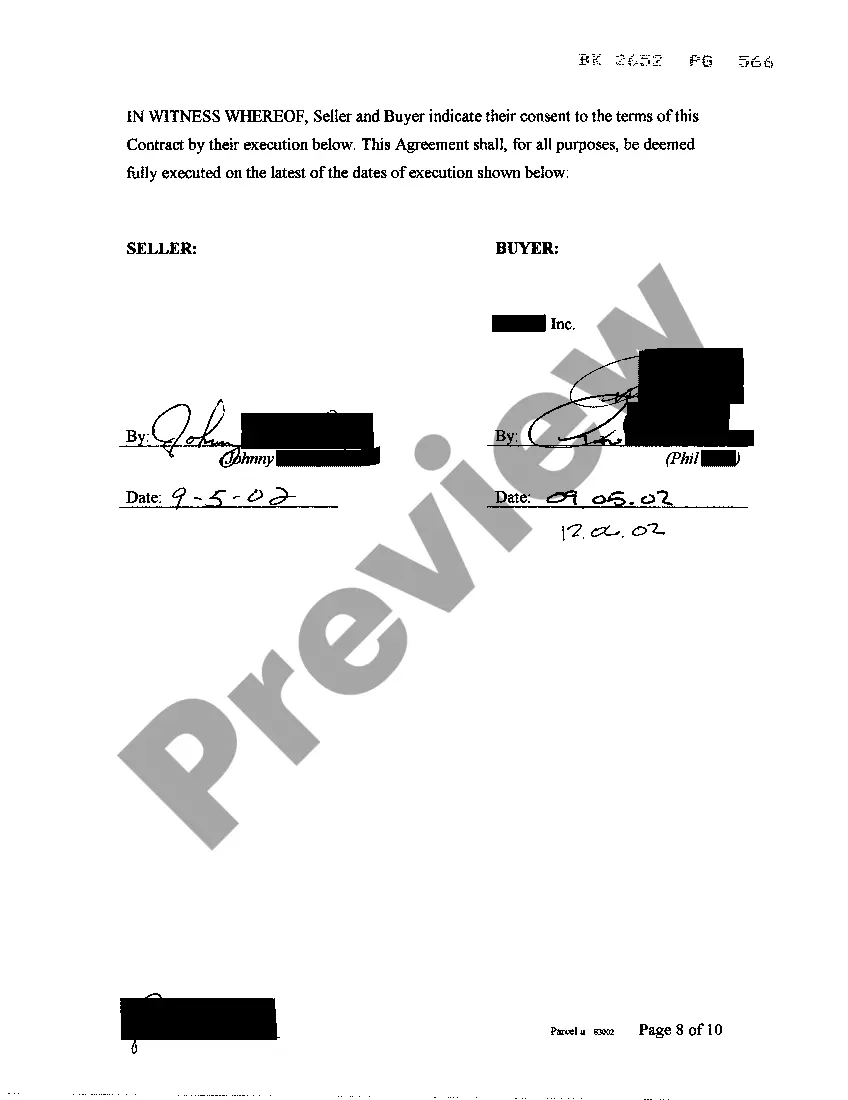 Preview Contract For Sale of Real Estate