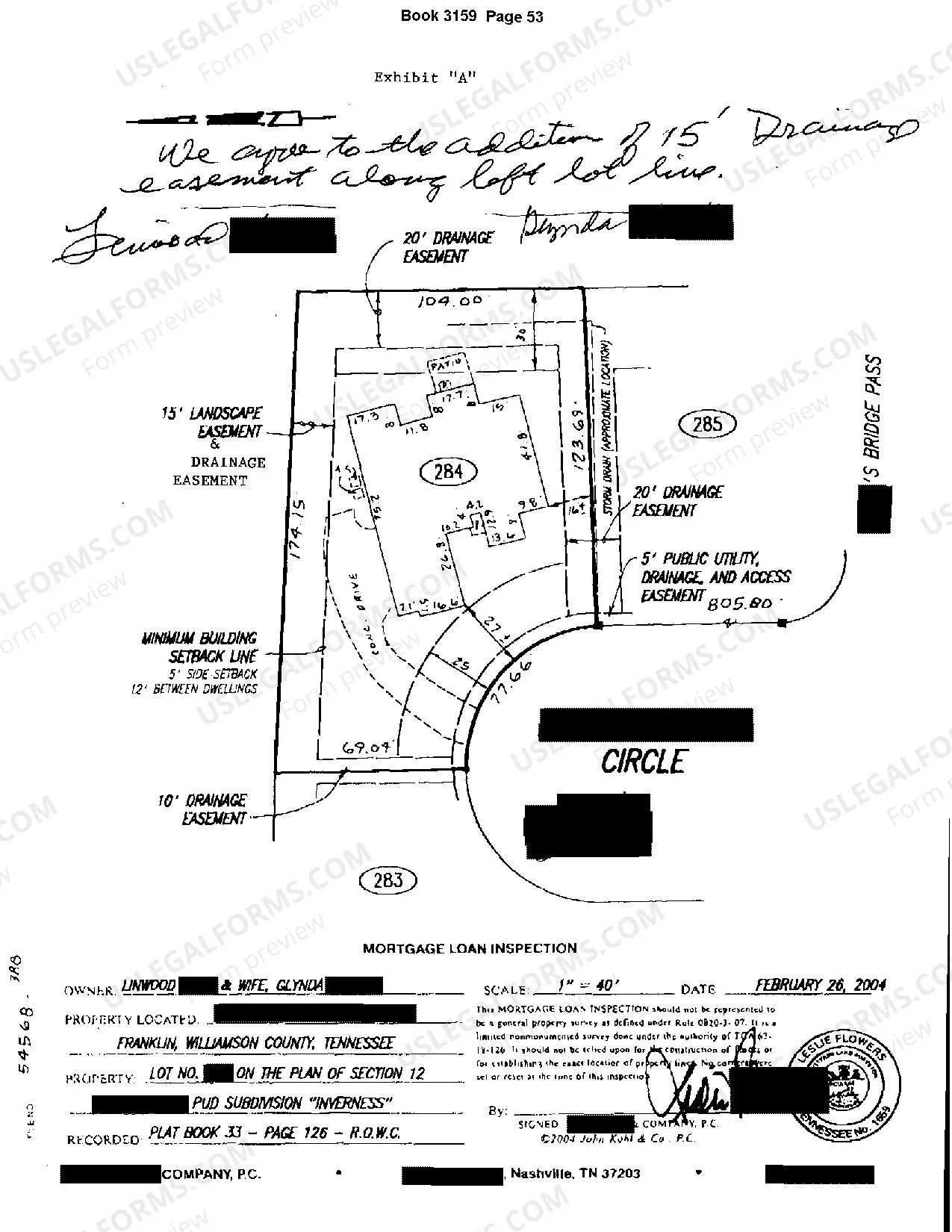 Preview Storm Drain Easement